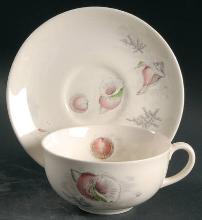 Romance of The Sea Flat Cup & Saucer Set