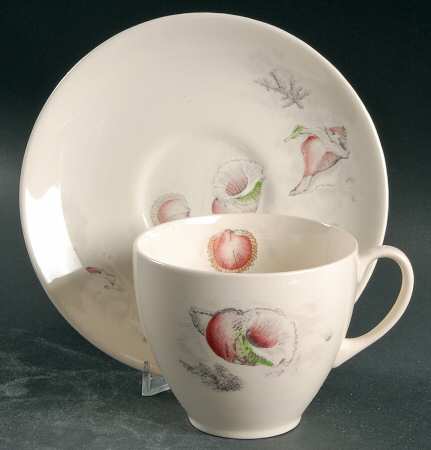 Romance of The Sea Flat Cup & Saucer Set