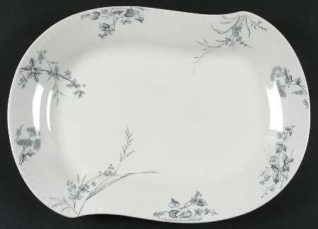 Rosedale 13" Oval Serving Platter