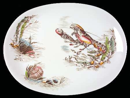 Seafare 15" Oval Serving Platter