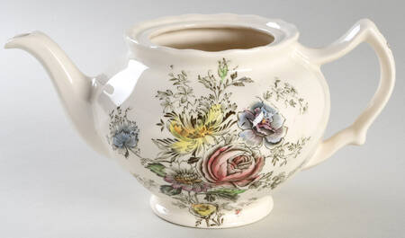 Sheraton (Floral Center) Teapot No Lid