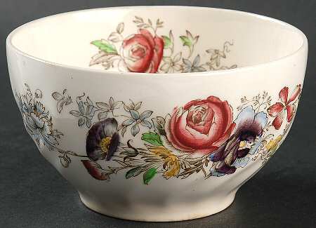 Sheraton (Floral Center) Cranberry Bowl