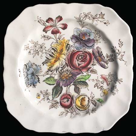 Sheraton (Floral Center) Square Salad Plate