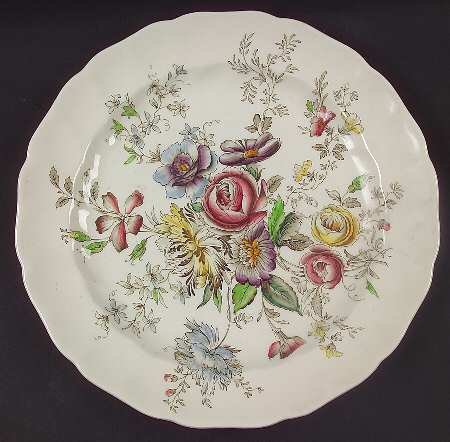 Sheraton (Floral Center) 12" Chop Plate (Round Platter)