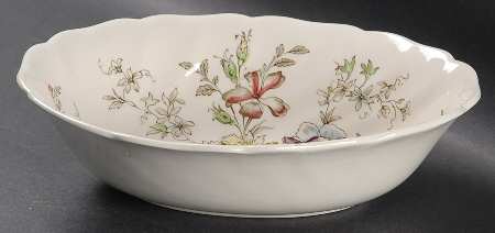Sheraton (Floral Center) 8" Oval Vegetable Bowl