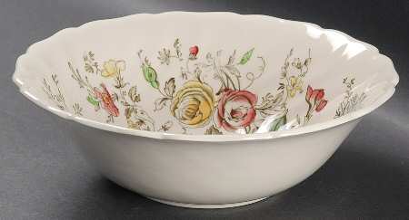 Sheraton (Floral Center) 8" Round Vegetable Bowl