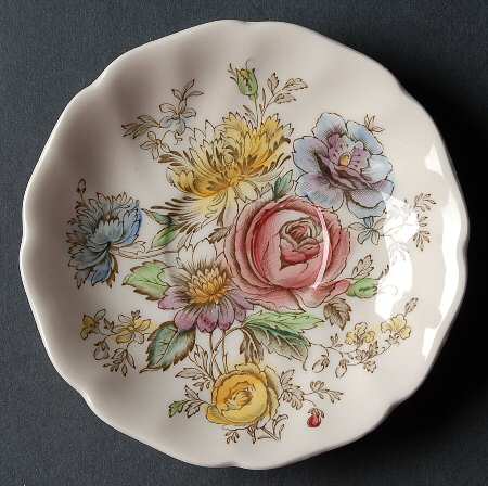 Sheraton (Floral Center) Saucer for Flat Cup