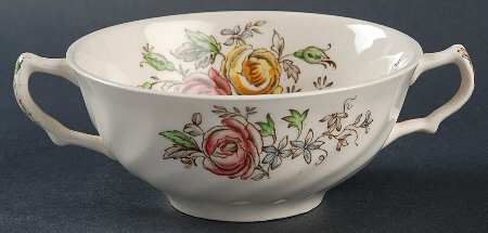 Sheraton (Floral Center) Flat Cream Soup Bowl