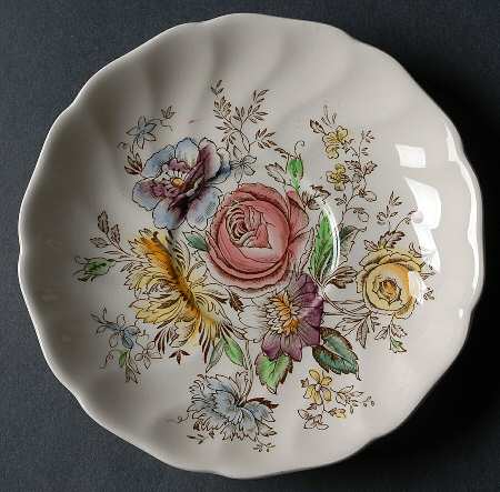 Sheraton (Floral Center) Saucer for Cream Soup Bowl