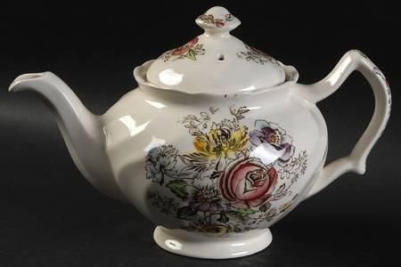 Sheraton (Floral Center) Mini Teapot & Lid