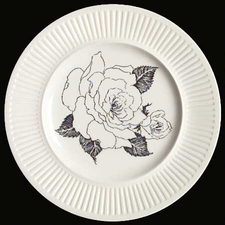 Silhouette (Ribbed, Rim) by Johnson Brothers