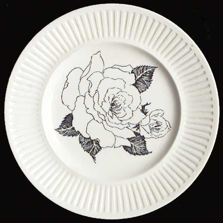 Silhouette (Ribbed, Rim) Bread & Butter Plate