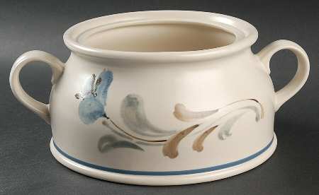 Sirocco Blue Round Vegetable No Lid