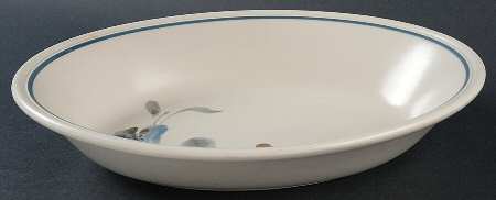 Sirocco Blue 10" Oval Vegetable Bowl