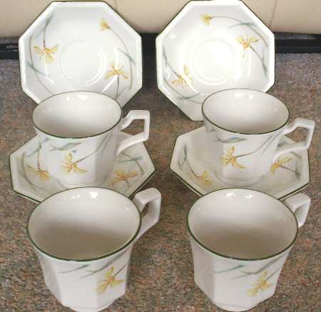 Sonata Footed Cup & Saucer Set