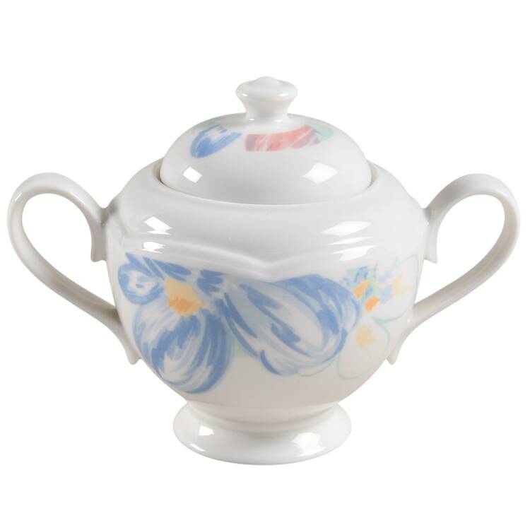Spring Impressions Sugar Bowl & Lid