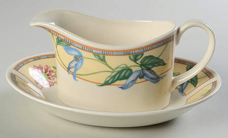 Spring Medley Gravy Boat & Underplate/Relish