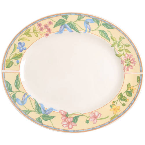 Spring Medley 12" Oval Serving Platter