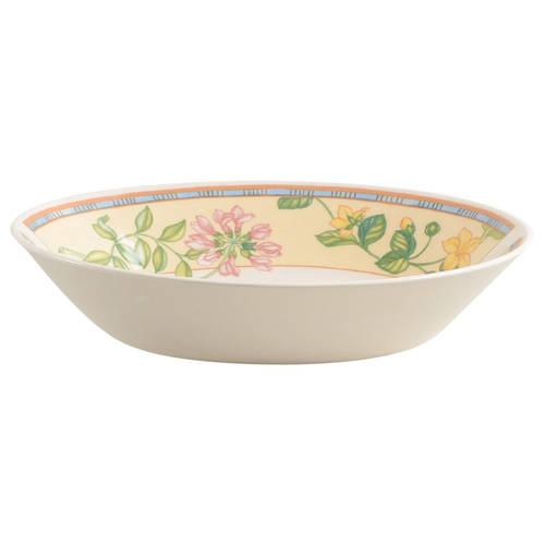 Spring Medley 9" Oval Vegetable Bowl