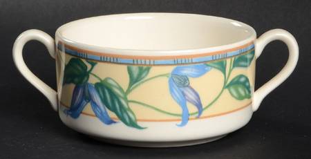 Spring Medley Flat Cream Soup Bowl