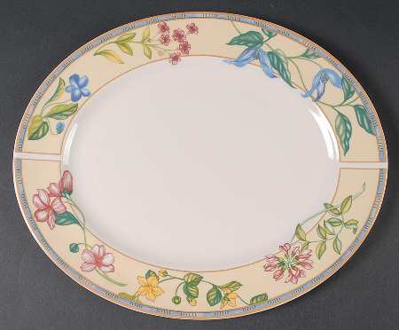Spring Medley 14" Oval Serving Platter