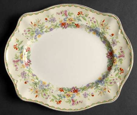 Springtime 10" Oval Serving Platter