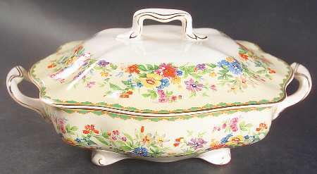 Springtime Oval Covered Vegetable