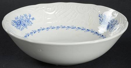 Springfield (Blue Flowers) Coupe Cereal Bowl