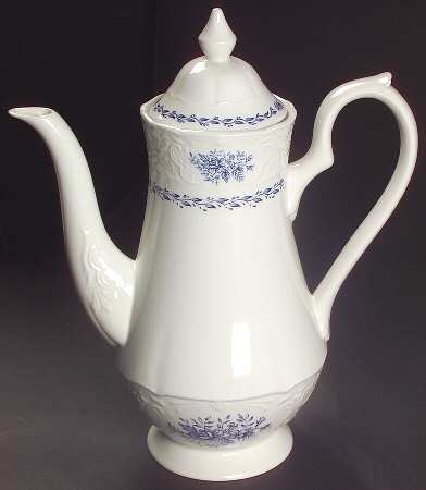 Springfield (Blue Flowers) Coffee Pot & Lid