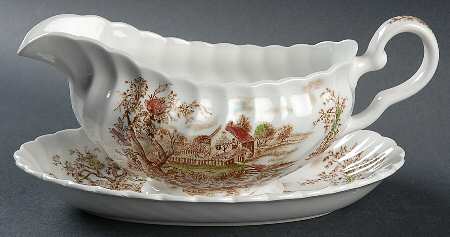 Spring Gravy Boat & Underplate