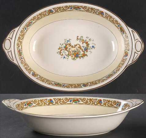 St. Cloud (Pareek) 11" Oval Vegetable Bowl