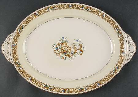 St. Cloud (Pareek) 15" Oval Serving Platter