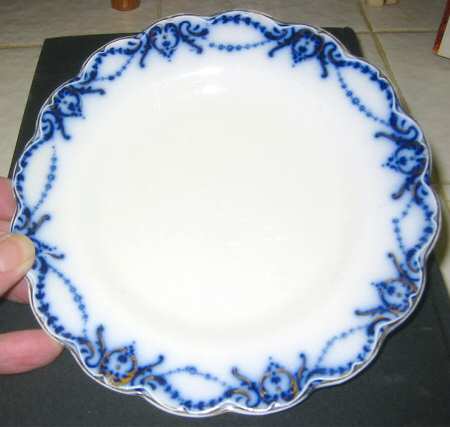 Sterling (Flow Blue) Bread & Butter Plate