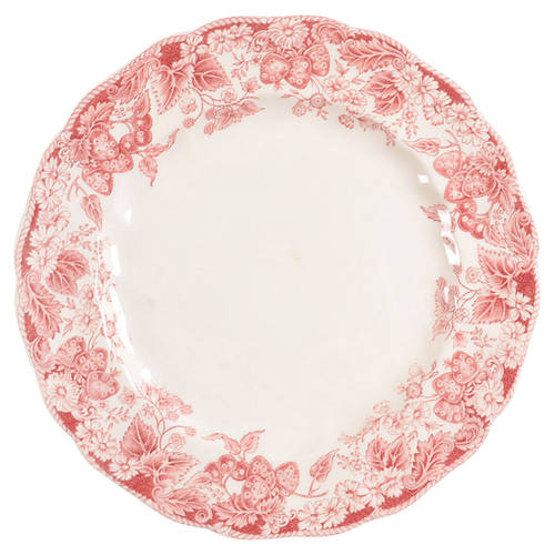 Strawberry Fair Pink Luncheon Plate
