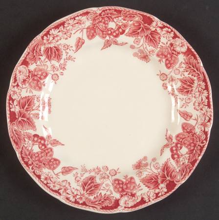 Strawberry Fair Pink Dessert/Pie Plate