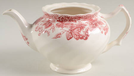 Strawberry Fair Pink Teapot No Lid