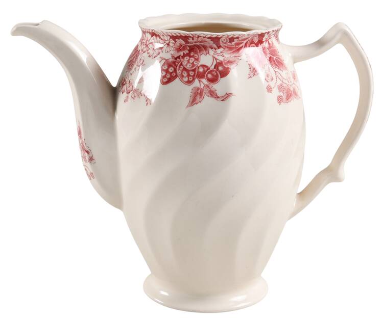 Strawberry Fair Pink Coffee Pot No Lid