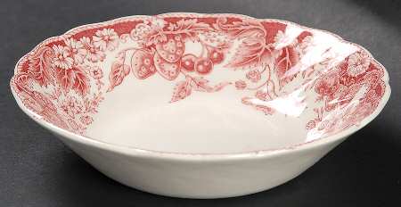 Strawberry Fair Pink Fruit/Dessert (Sauce) Bowl