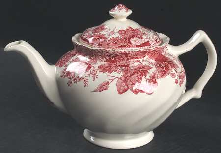 Strawberry Fair Pink Teapot & Lid