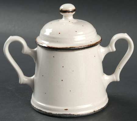 Straw Hat Sugar Bowl & Lid