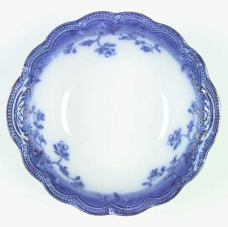 St Louis (Flow Blue) 9" Round Vegetable Bowl