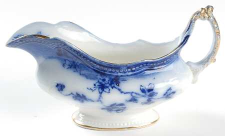 St Louis (Flow Blue) Gravy Boat