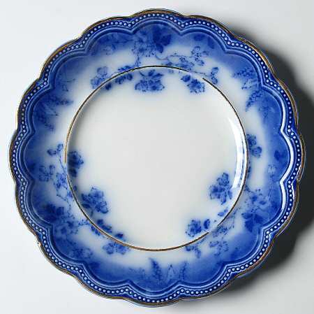 St Louis (Flow Blue) Dessert/Pie Plate