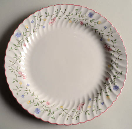 Summer Chintz (Made in England, Earthenware) 12" Chop Plate (Round Platter)