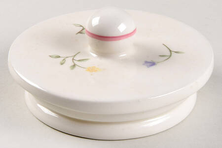 Summer Chintz (Made in England, Earthenware) Lid for Large Canister