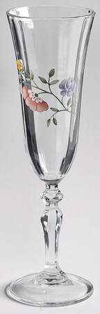 Summer Chintz (Made in England, Earthenware) Glassware Champagne Flute