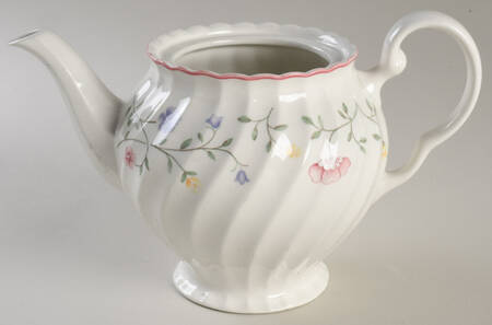 Summer Chintz (Made in England, Earthenware) Teapot No Lid