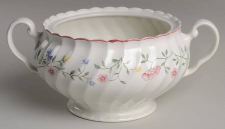 Summer Chintz (Made in England, Earthenware) Large Round Vegetable No Lid