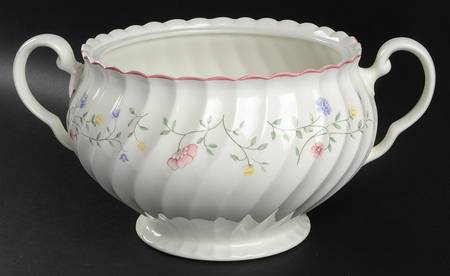 Summer Chintz (Made in England, Earthenware) Tureen No Lid