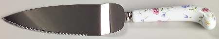 Summer Chintz (Made in England, Earthenware) Pie & Cake Server with Stainless Blade